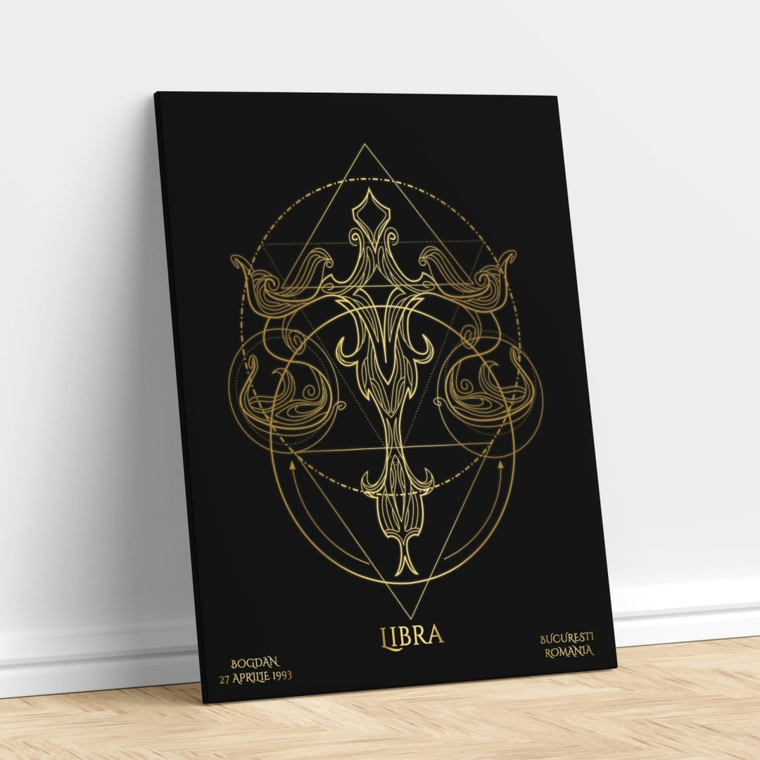 Tablou Zodiac Personalizat Luxury - Balanta - TabloPrint