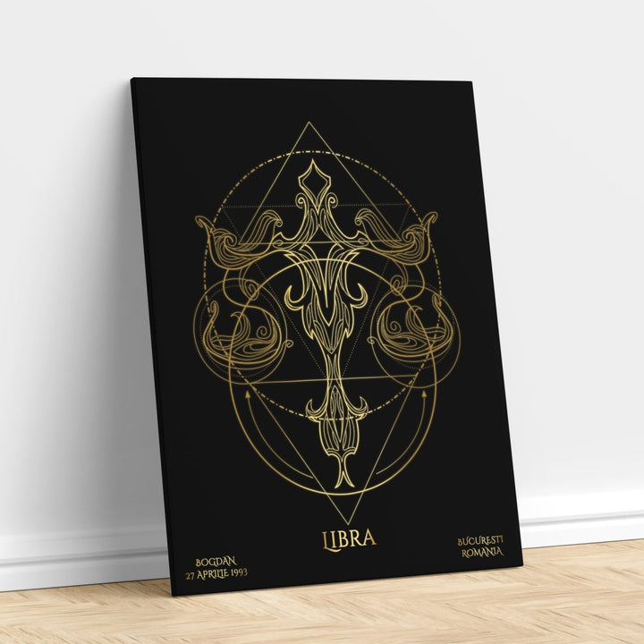 Tablou Zodiac Personalizat Luxury - Balanta - TabloPrint
