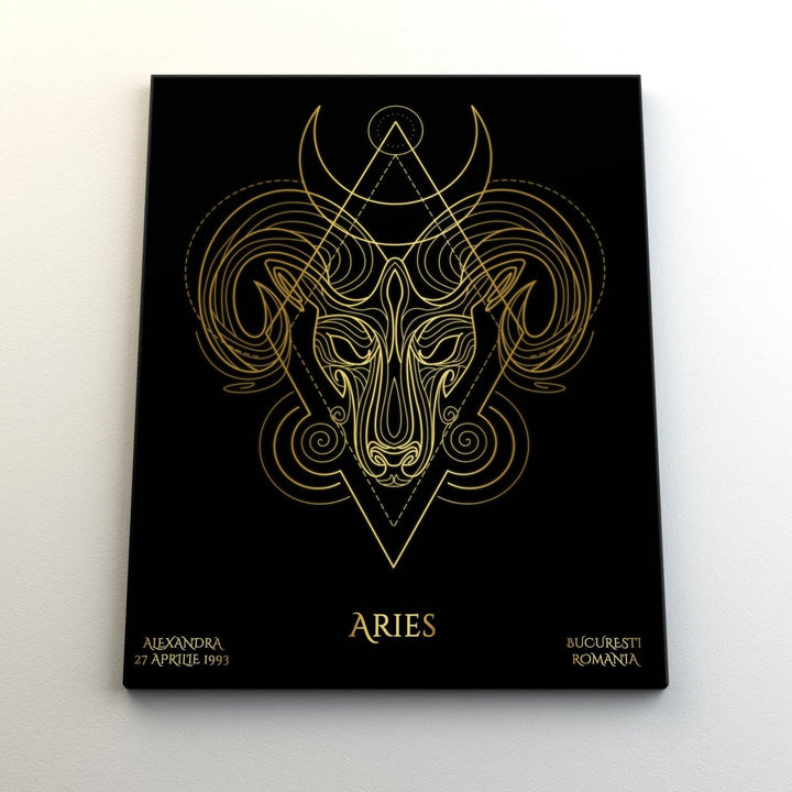 Tablou Zodiac Personalizat Luxury - Berbec - TabloPrint
