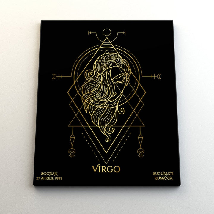 Tablou Zodiac Personalizat Luxury - Fecioara - TabloPrint