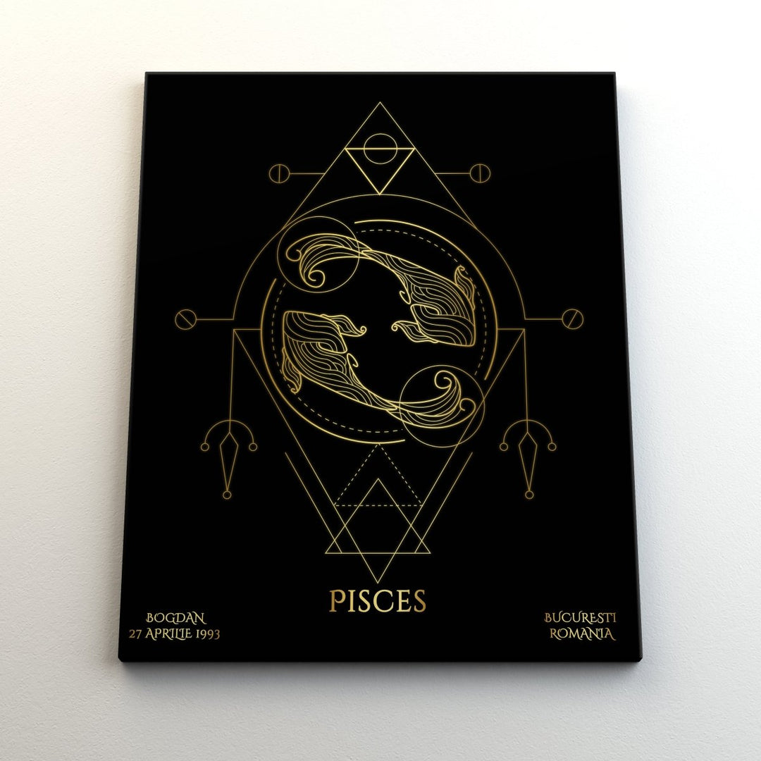 Tablou Zodiac Personalizat Luxury - Pesti - TabloPrint