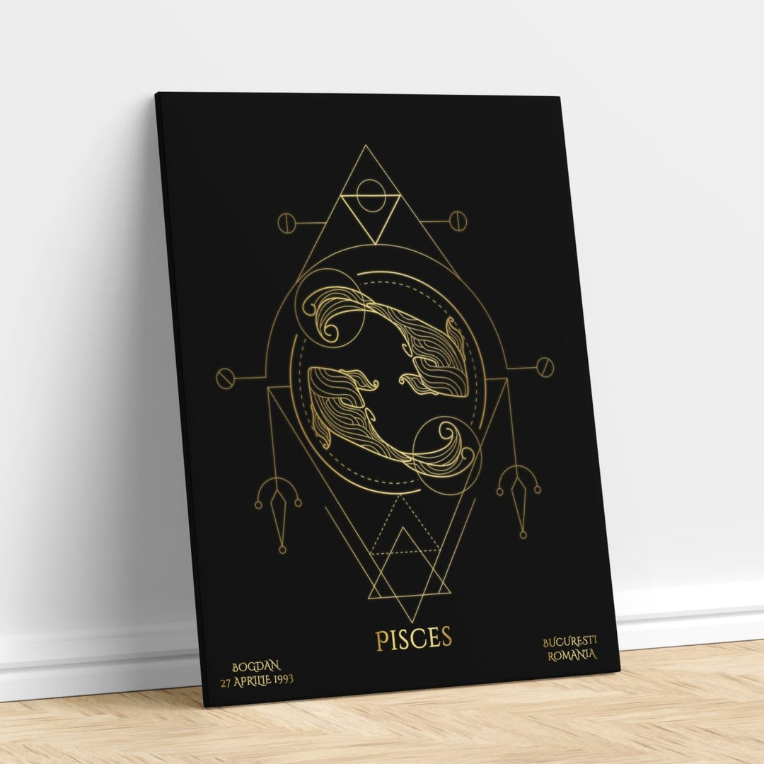 Tablou Zodiac Personalizat Luxury - Pesti - TabloPrint