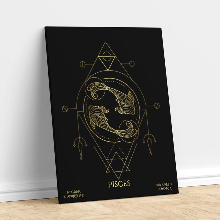 Tablou Zodiac Personalizat Luxury - Pesti - TabloPrint