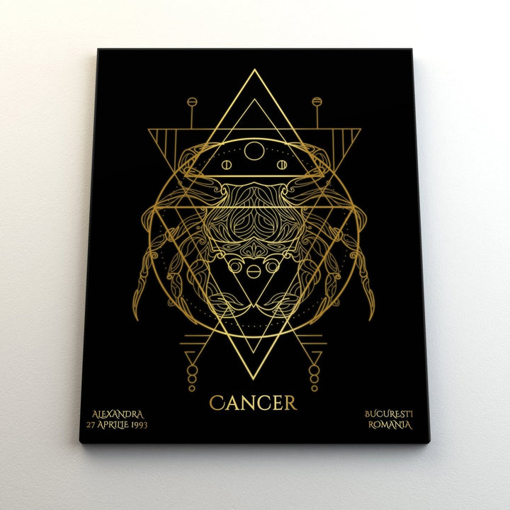 Tablou Zodiac Personalizat Luxury - Rac - TabloPrint