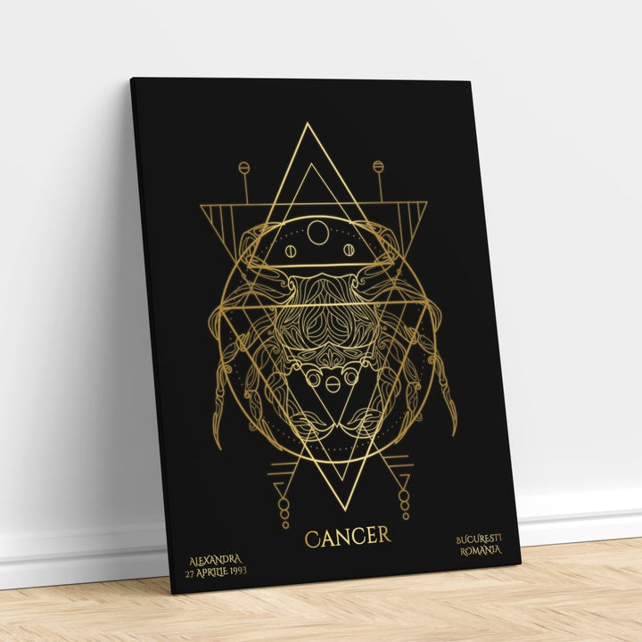 Tablou Zodiac Personalizat Luxury - Rac - TabloPrint