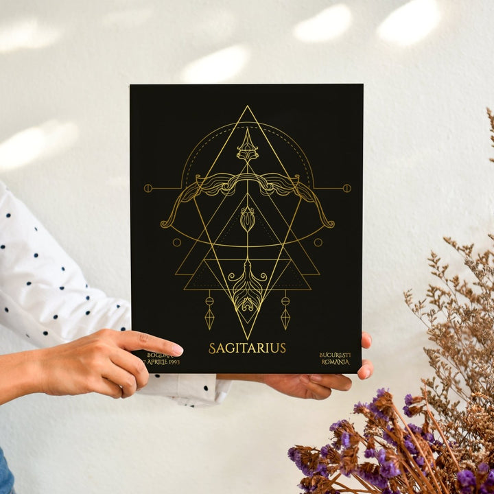 Tablou Zodiac Personalizat Luxury - Sagetator - TabloPrint