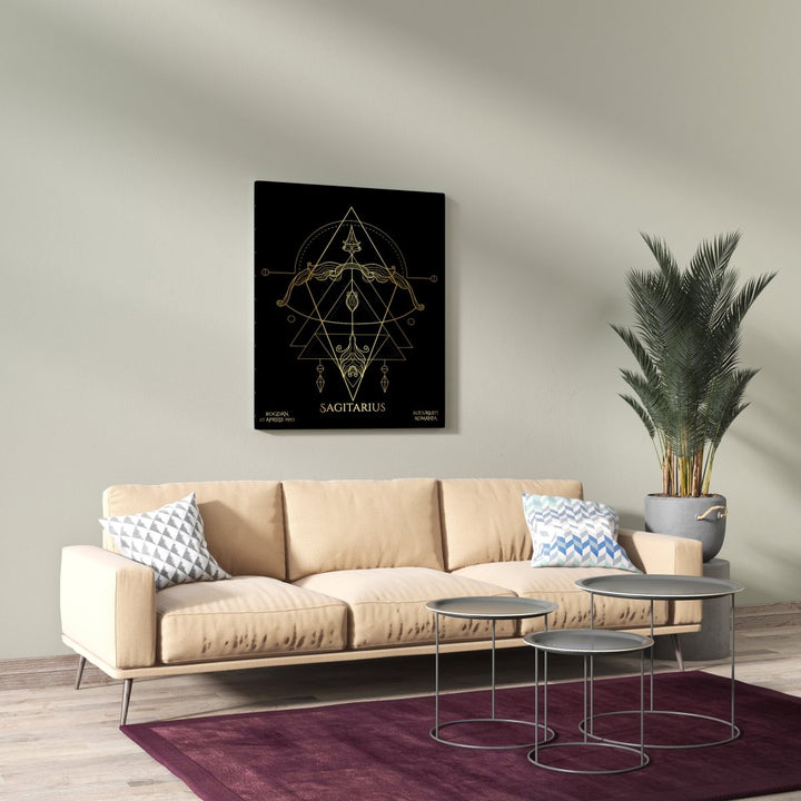 Tablou Zodiac Personalizat Luxury - Sagetator - TabloPrint
